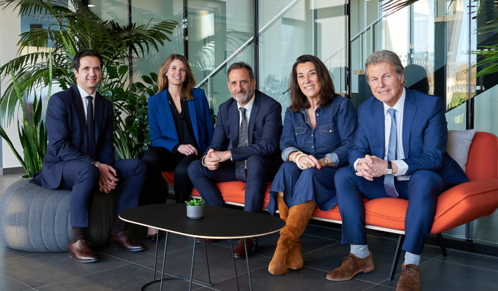 Equipe Referens accompagnée de Lise Pinault et Laurence Vernay